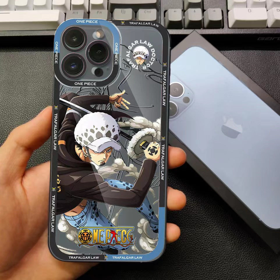 Silikonové pouzdro na telefon Luffy/Zoro/Ace odolné proti nárazu