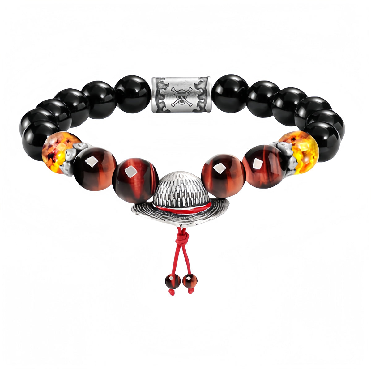 Luffy/Ace/Sabo Style Creative Bead Bracelet - A Collection Choice For Anime Lovers