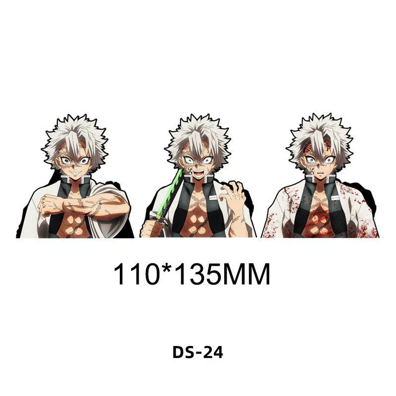 Tanjirou/Nezuko/Zenitsuuu/Inosuke attendent une variété de rôles autocollants d'expression de variation 3D