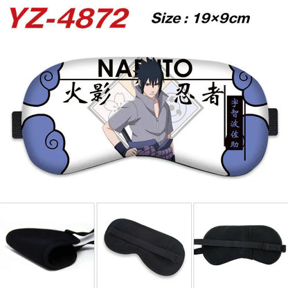 Uzumaki/Sasuke dessin animé belle visière de sommeil stéréo respirante