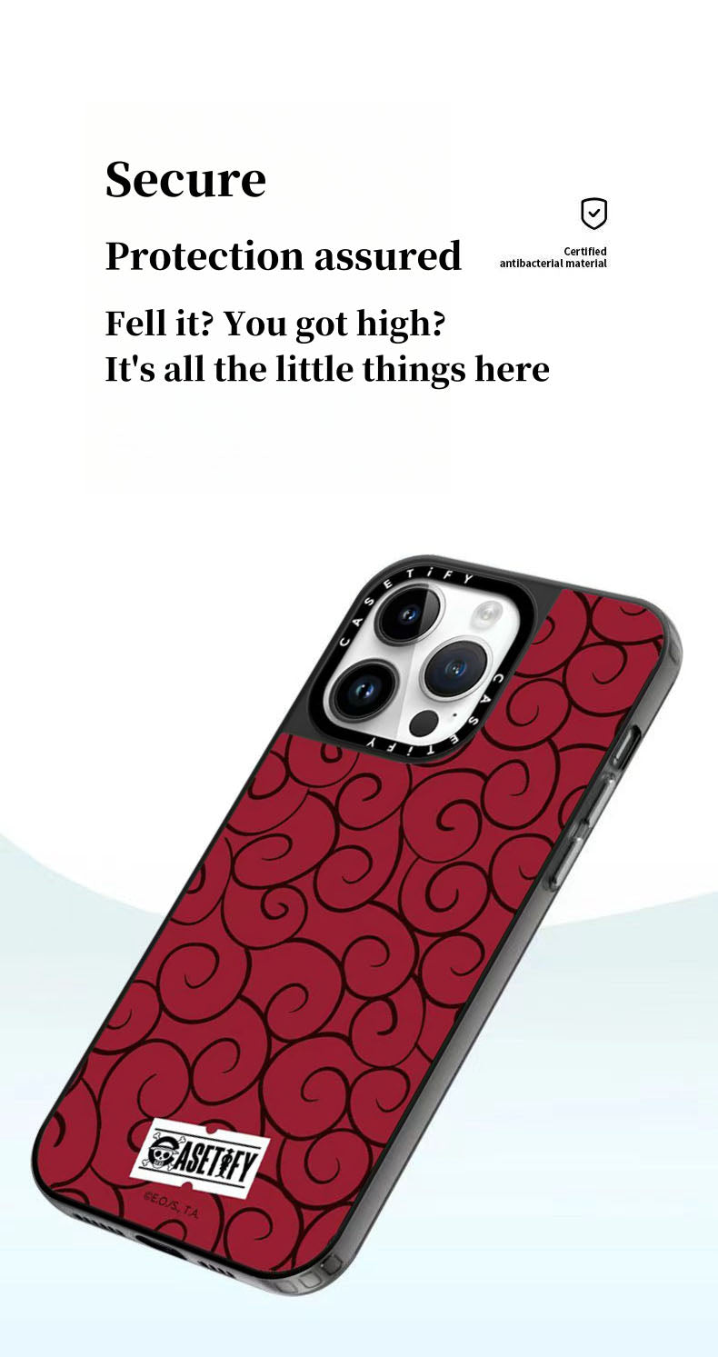 Luffy/Ace Demon fruit silikonové pouzdro na telefon odolné proti nárazu