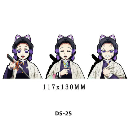 Tanjirou/Nezuko/Zenitsuuu/Inosuke attendent une variété de rôles autocollants d'expression de variation 3D