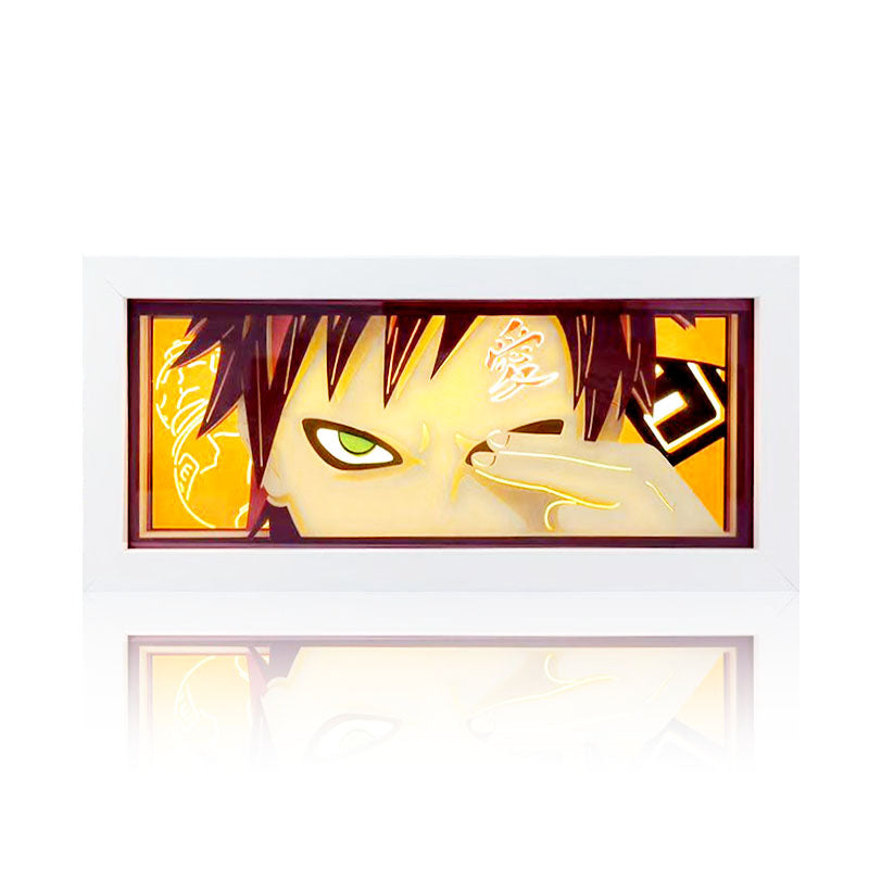 Sasuke/Kakashi/Obito/Itachi 3D Paper Sculpture Night Light - Rozsviťte svět anime!