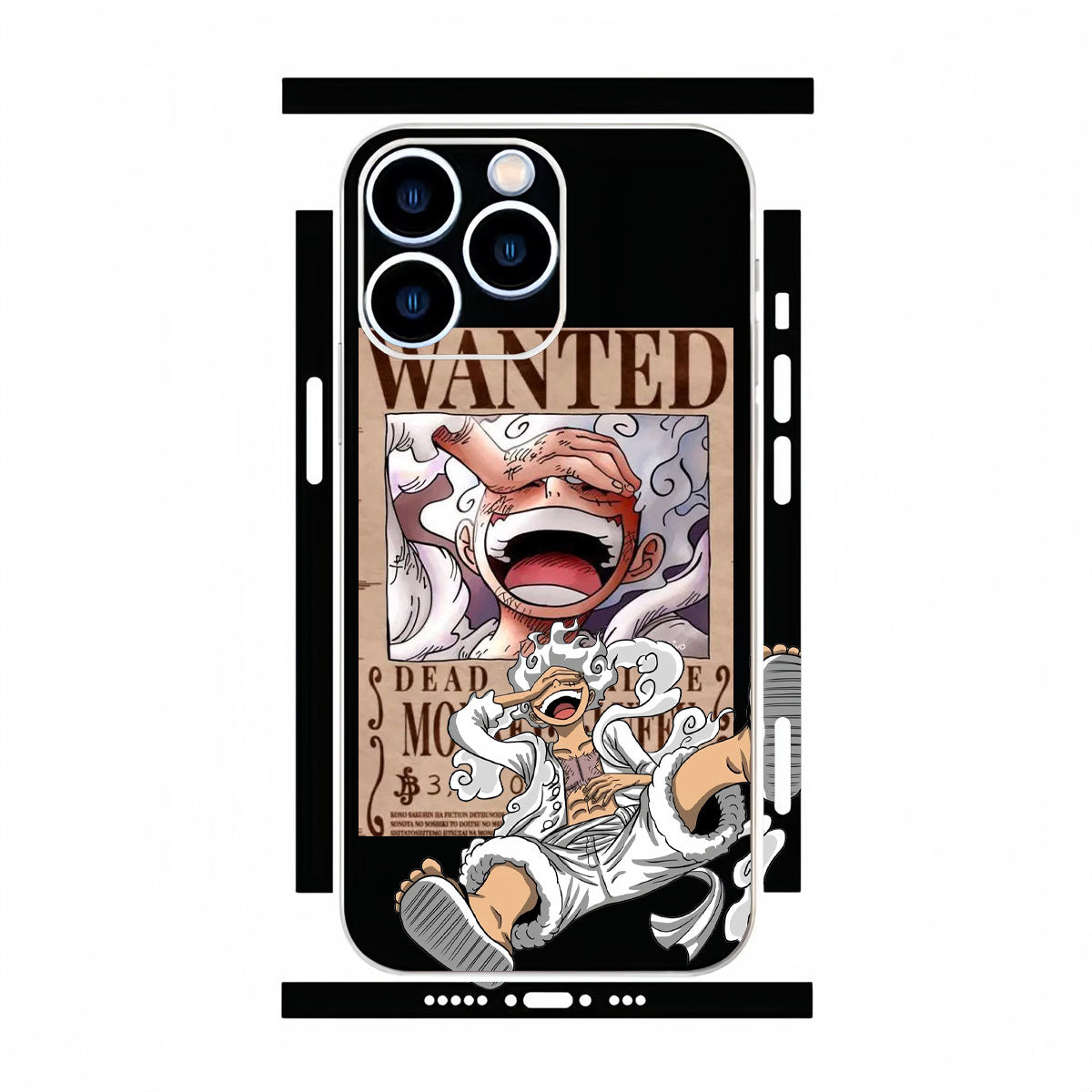 Luffy iPhone cell phone back film beautiful pattern sticker