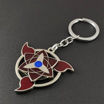 Porte-clés rotatif Naruto Sharingan - Uchiha Anime Spinning Fidget Toy