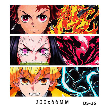 Tanjirou/Nezuko/Zenitsuuu/Inosuke attendent une variété de rôles autocollants d'expression de variation 3D