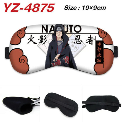 Uzumaki/Sasuke dessin animé belle visière de sommeil stéréo respirante