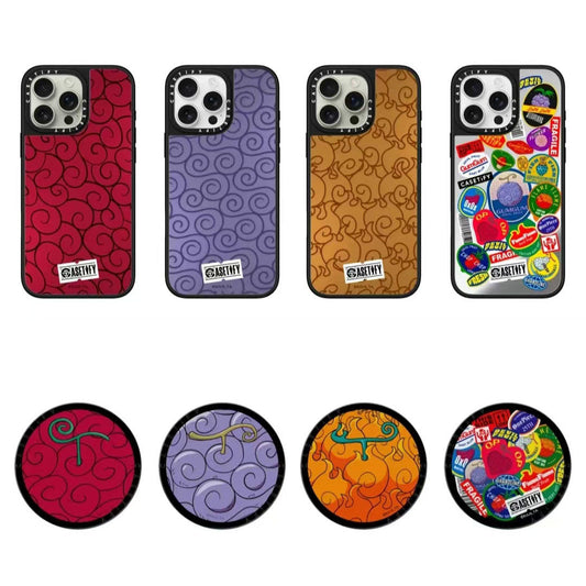 Luffy/Ace Demon fruit silikonové pouzdro na telefon odolné proti nárazu