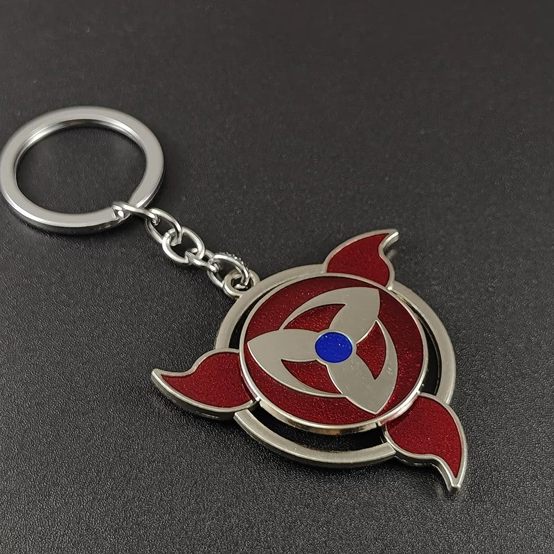 Porte-clés rotatif Naruto Sharingan - Uchiha Anime Spinning Fidget Toy