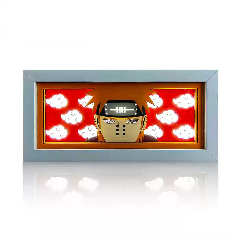 Sasuke/Kakashi/Obito/Itachi 3D Paper Sculpture Night Light - Rozsviťte svět anime!