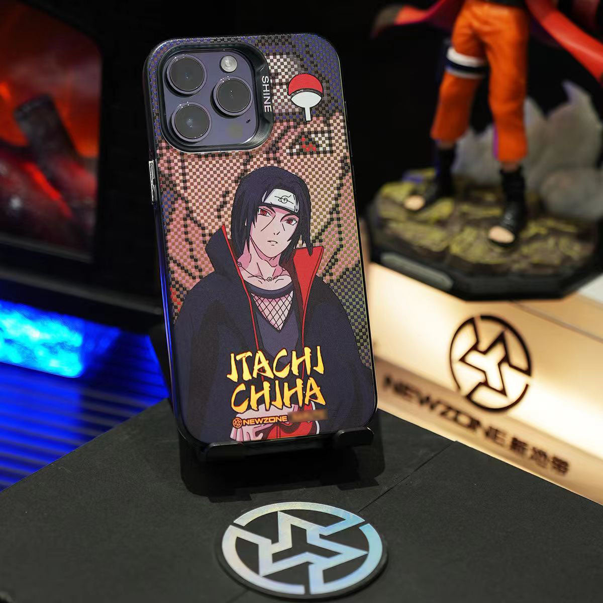 جراب هاتف iPhone من السيليكون المقاوم للصدمات من Itachi/Sasuke/Kakashi
