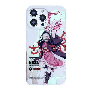 Tanjirou/Nezuko Apple nádherné silikonové antikolizní pouzdro Trend Silicone