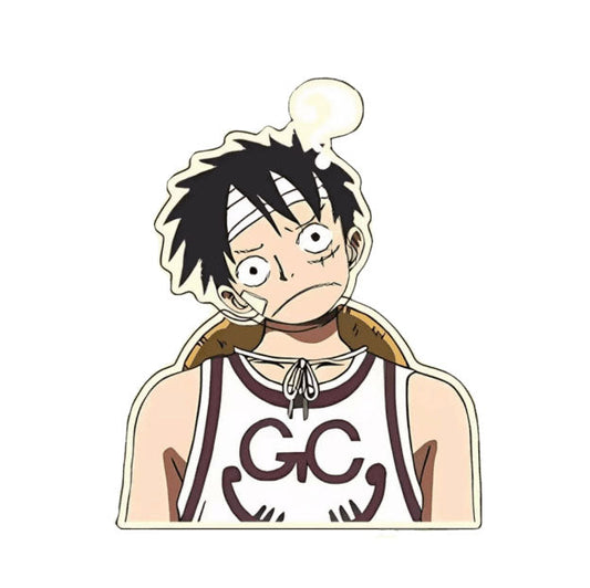 Adorno de cabeza bobble modelo de personaje Luffy/Zoro/Sanji