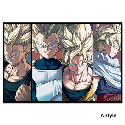 Son Goku/Bejīta Yonsei handsome handicraft doodle digital oil painting