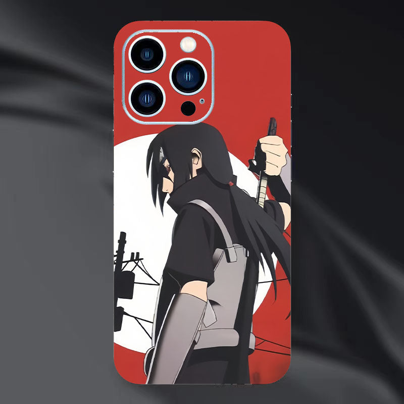 Itachi/Jiraiya/Kakashi iPhone Vynikající fólie na zadní stranu telefonu, personalizovaný vzor, ​​HD ochrana