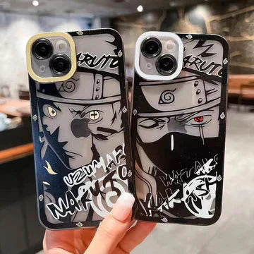 Silikonové pouzdro na telefon Uchiha Itachi/Hatake Kakashi Apple odolné proti nárazu