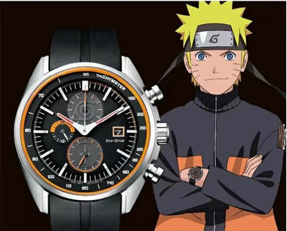 Uzumaki Herrenuhren, analoge Quarz-Sport-Unisex-Uhr, 100 m wasserdichte Uhren