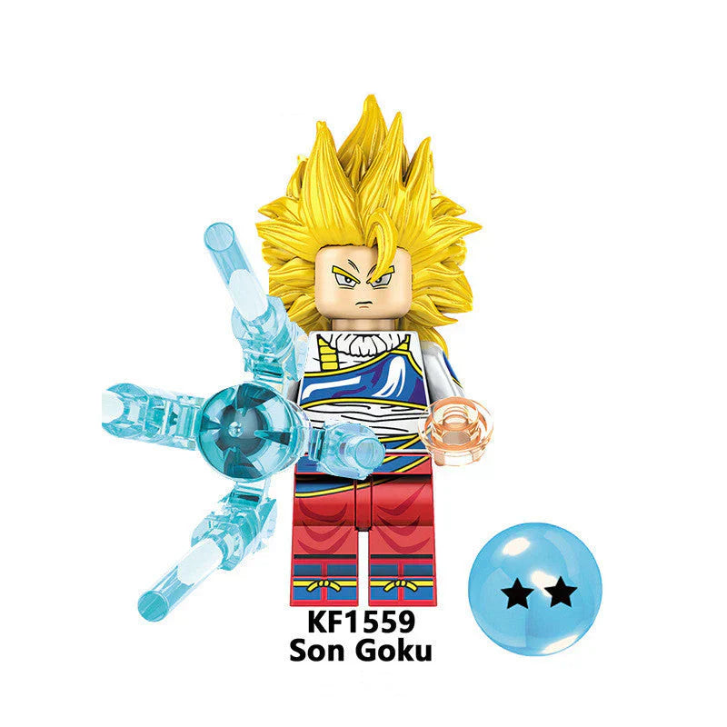 Jouet d'assemblage de blocs de construction de figurines Son Goku/Bejīta Yonsei