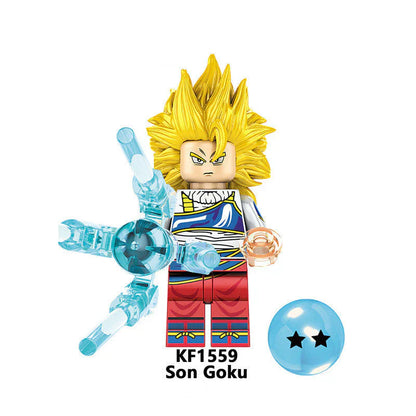Jouet d'assemblage de blocs de construction de figurines Son Goku/Bejīta Yonsei