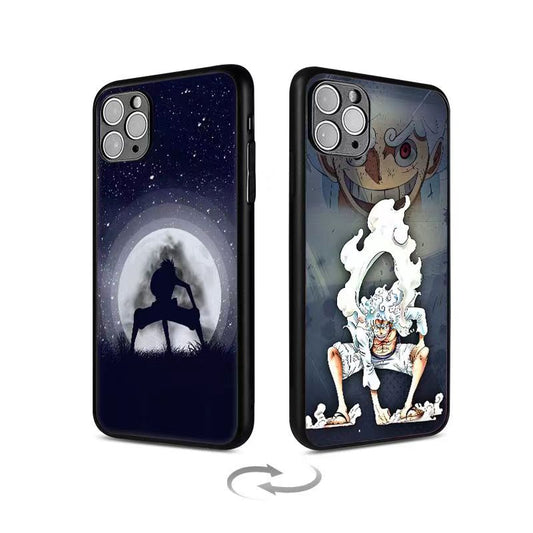 Luffy/Zoro/Ace 3D variation iPhone silikone stødsikkert telefoncover