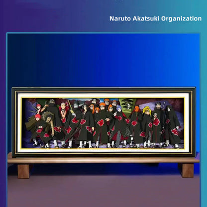 Όμορφο τρισδιάστατο σχέδιο χειροτεχνίας Akatsuki