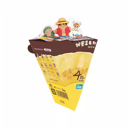 Luffy – autocollant magnétique pour réfrigérateur, boîte aveugle, autocollant de réfrigérateur avec personnage mignon