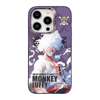 Luffy/Zoro silikonové pouzdro na iPhone odolné proti nárazu