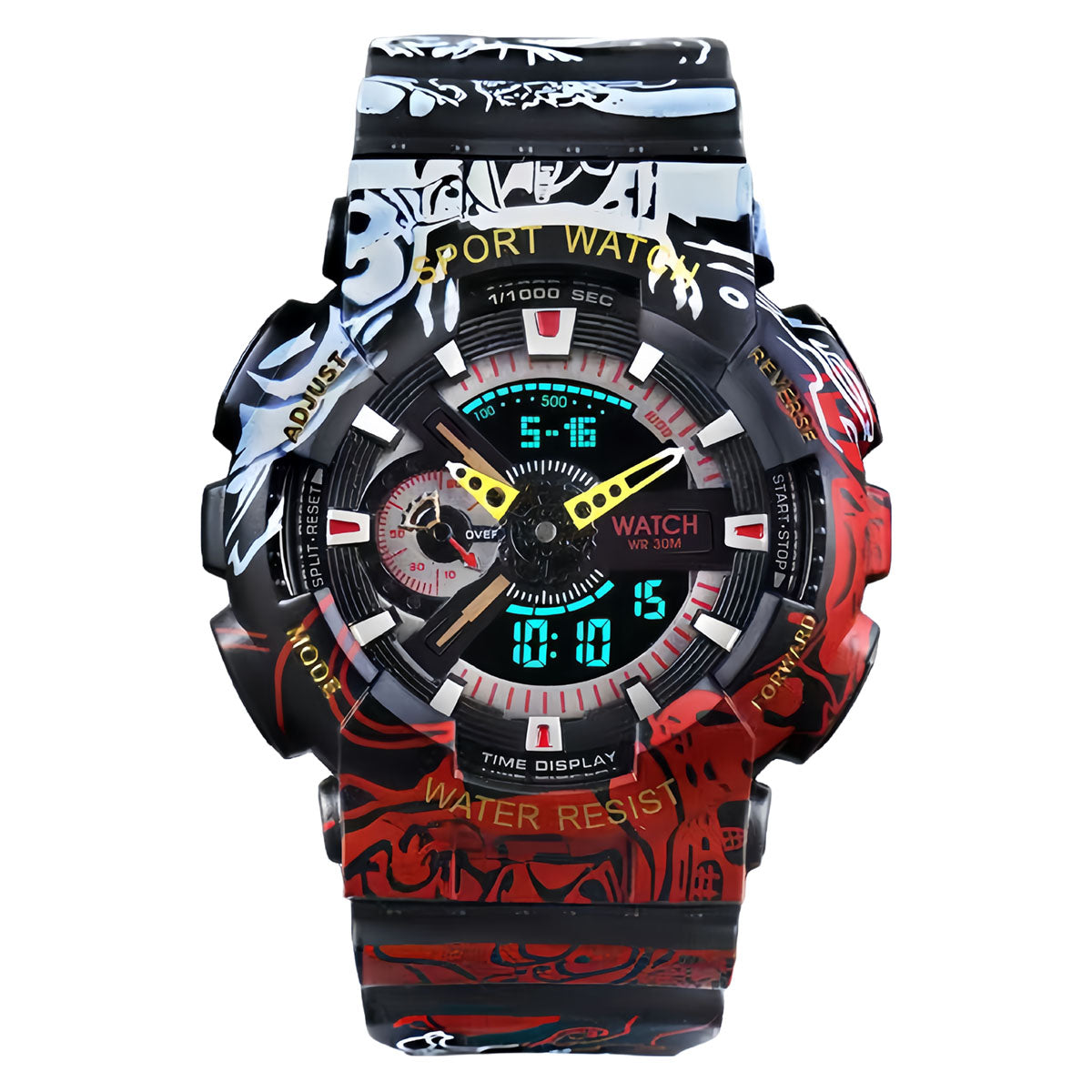 Reloj electrónico de moda Luffy/Goku.