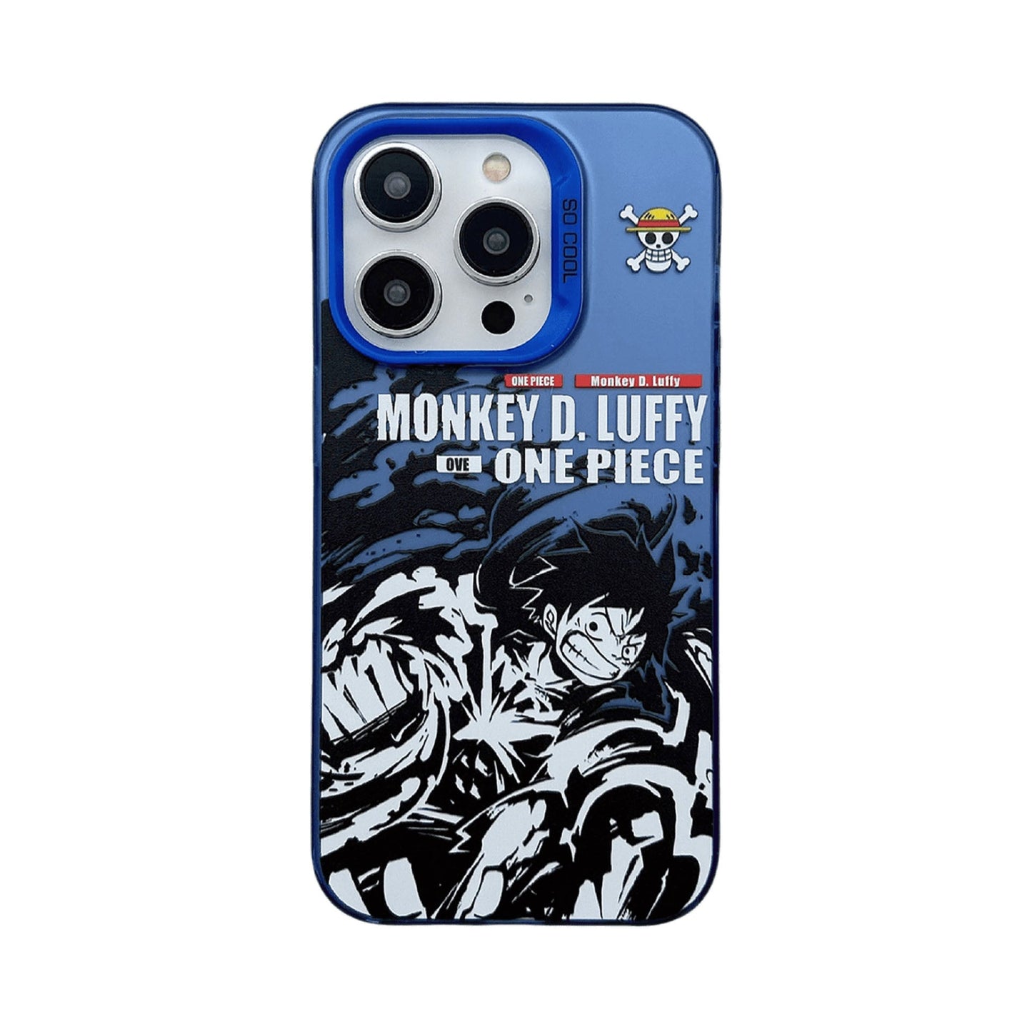 Luffy/Zoro silikonové pouzdro na iPhone odolné proti nárazu