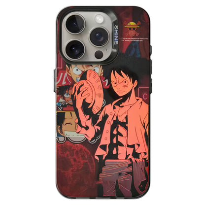Luffy/Zoro silikonové pouzdro na iPhone odolné proti nárazu