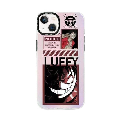 Luffy/Zoro/Shanks silikonové pouzdro na iPhone odolné proti nárazu