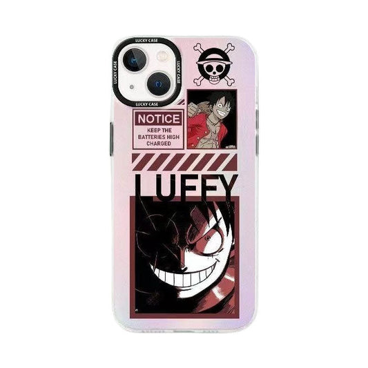Luffy/Zoro/Shanks silikonové pouzdro na iPhone odolné proti nárazu