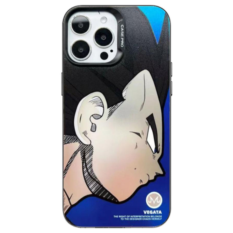 جراب هاتف Goku/Vegeta iPhone رائع من السيليكون مضاد للتصادمات