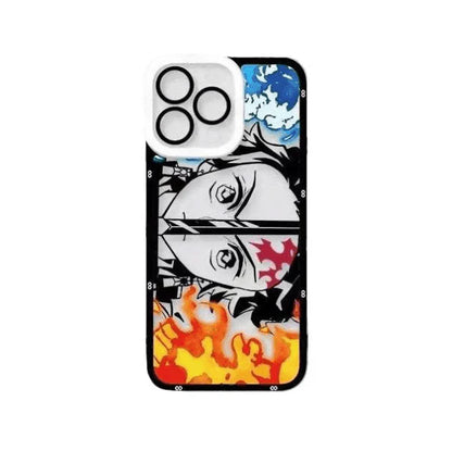 Tanjirou/Mitsuri/Muichirou Applen hieno Trend Silicone Anti-collision -puhelinkotelo