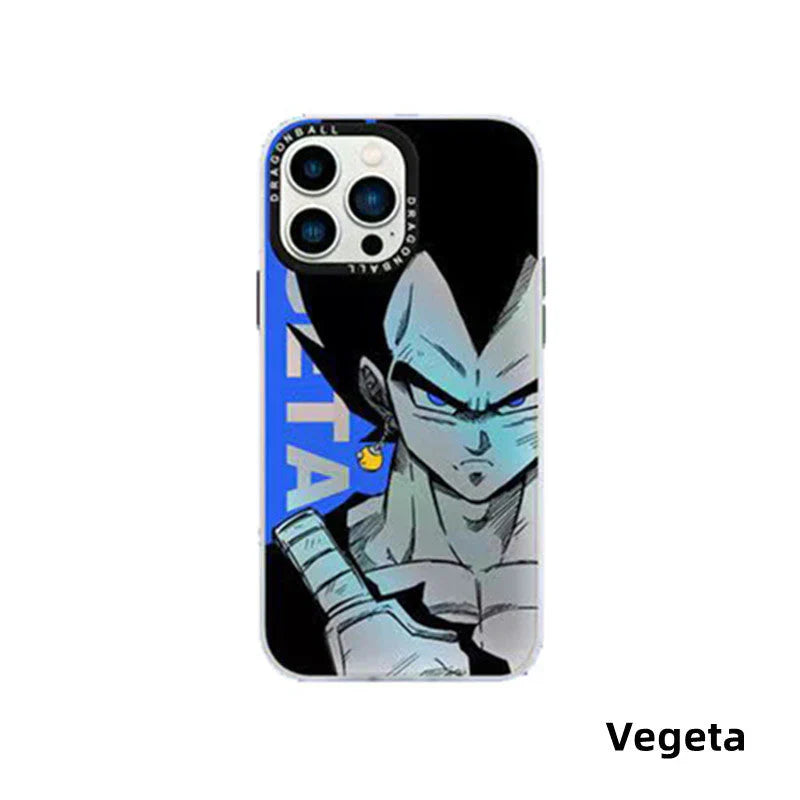 جراب هاتف Goku/Vegeta/Buu/Frieza Apple الرائع من السيليكون المضاد للتصادمات