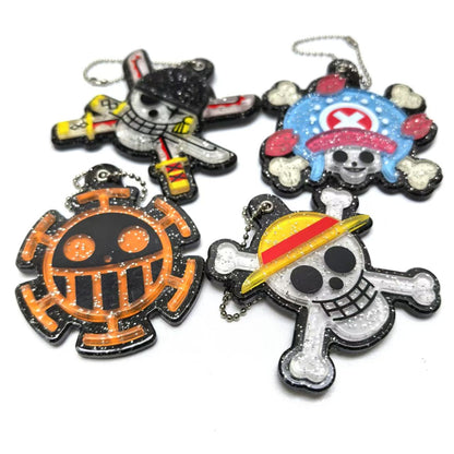 Beaux pendentifs en acrylique sur le thème Luffy/Zoro/Chopper/Law - créez votre propre collection d'anime