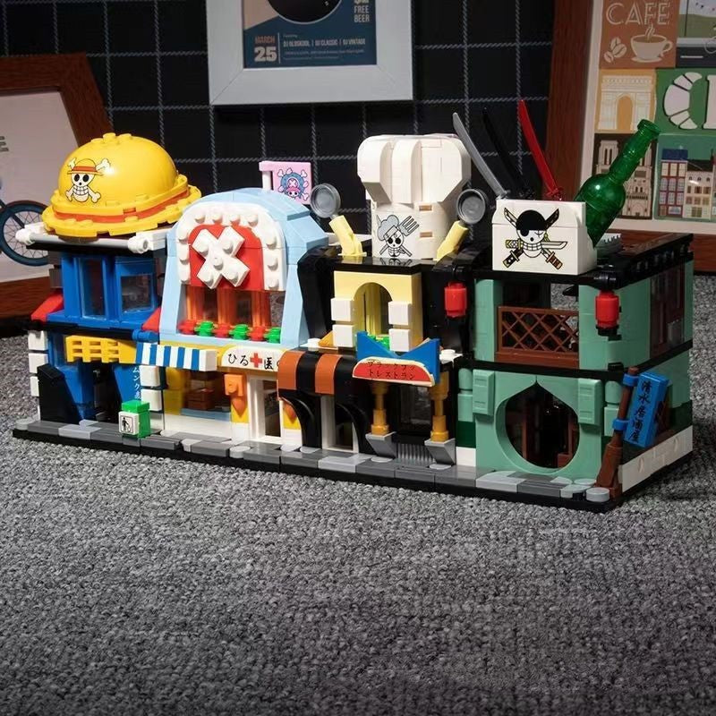 Ruffy/Zoro/Sanji-Bausteine ​​testen die praktischen Fähigkeiten von Kindern
