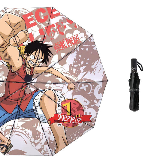 Personnages Luffy/Zoro liés à la tendance parapluie, parasol