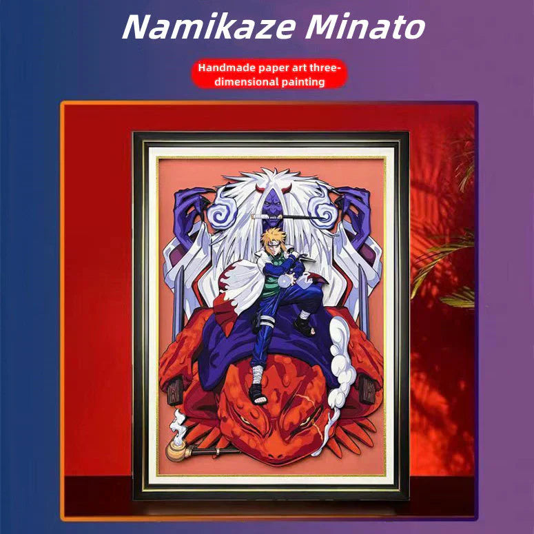 Namikaze Minato hübsche Cartoon-Kunsthandwerk-3D-Zeichnung