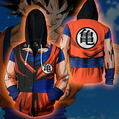 Son Goku cos Hoodie casual ανοιξιάτικο και φθινοπωρινό παλτό με κουκούλα