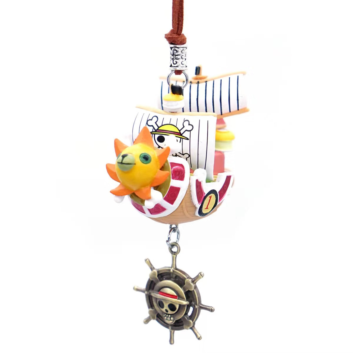 Thousand Sunny/Going Merry Exquisite Πειρατικό Μπρελόκ Κρεμάστρες αυτοκινήτου