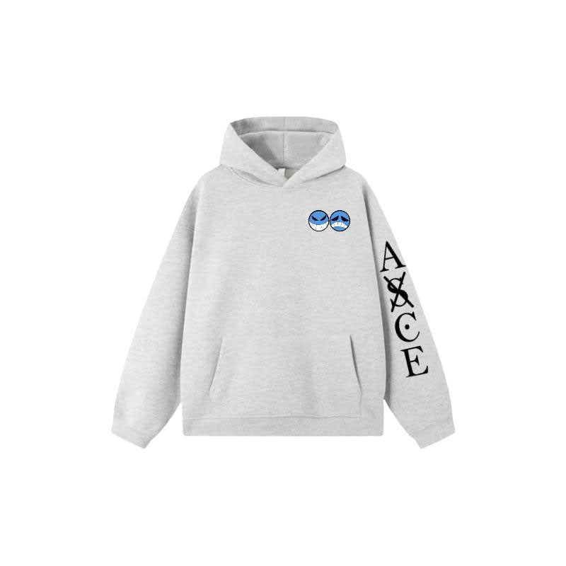 One Piece Portgas D Ace Sweat à capuche surdimensionné Fire Fist Ace Anime Graphic Pull à capuche