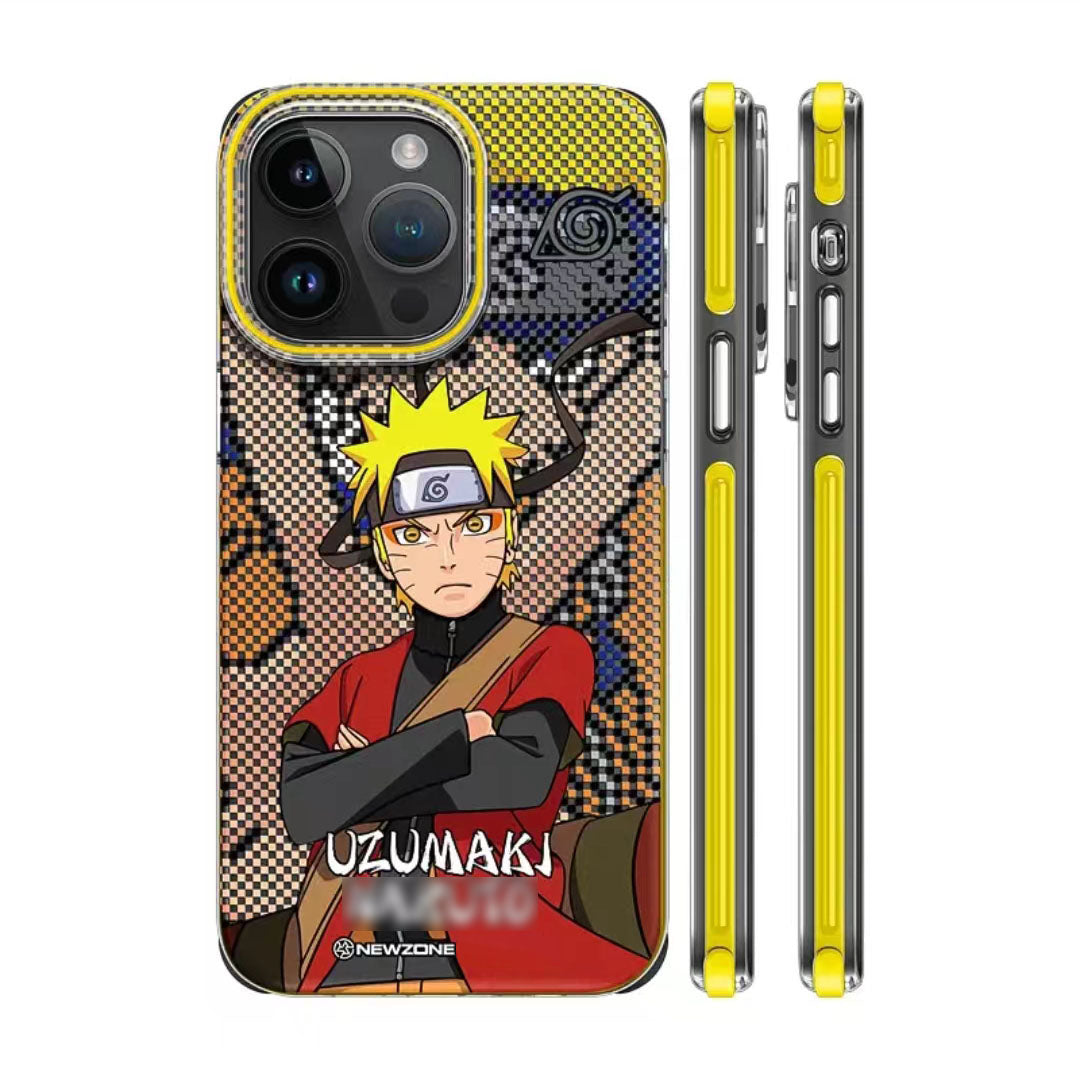 Itachi/Sasuke/Kakashi silikonové pouzdro na iPhone odolné proti nárazu