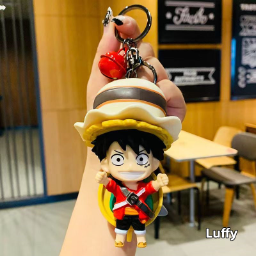 Μπρελόκ Luffy/Zoro/Nami/Sanji/Law/Sabo χαριτωμένος χαρακτήρας κινουμένων σχεδίων