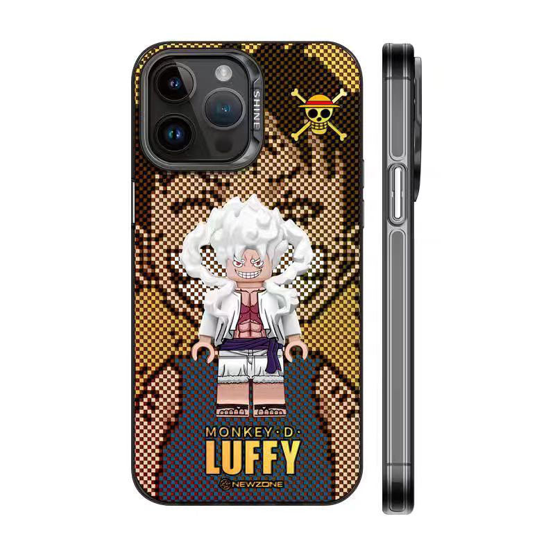 Luffy/Zoro silikonové pouzdro na iPhone odolné proti nárazu