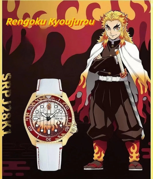 Rengoku Kyoujurou Kvartsur til mænd og kvinder, 100 meter vandtæt ur