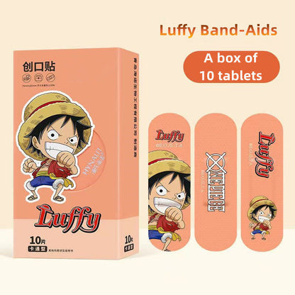 Luffy/Zoro Medizinisches Pflaster, Cartoon, niedlich, atmungsaktiv, wasserdicht