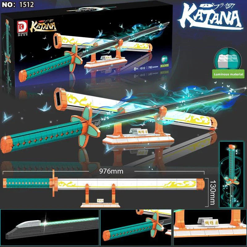 Kochou Shinobu bloc de construction lumineux 782 pièces modèle jouets