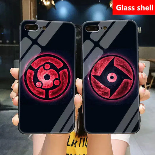Write wheel eye kaleidoscope The Blowout Glass Silicone IPhone Case(11th to 17th Generation Pro Max)