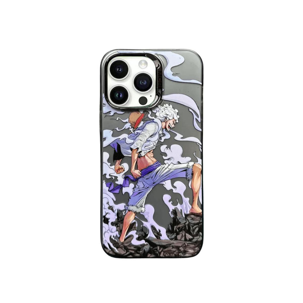 Luffy/Zoro silikonové pouzdro na iPhone odolné proti nárazu